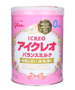 Sữa Glico Icreo Nhật Bản màu hồng