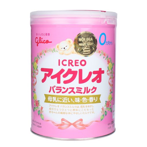 Sữa Glico Icreo Nhật Bản màu hồng