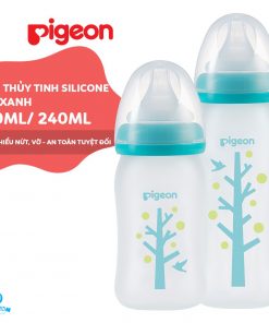 bình sữa Pigeon giảm thiểu vỡ nứt và an toàn