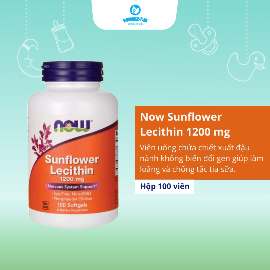 vien-uong-Now-Sunflower-Lecithin-1200mg