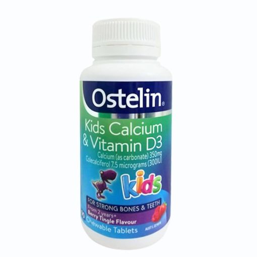 Canxi sữa và D3 cho bé Ostelin Kids