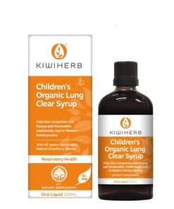 Siro đẩy đờm Kiwiherb Children’s Organic Lung Clear