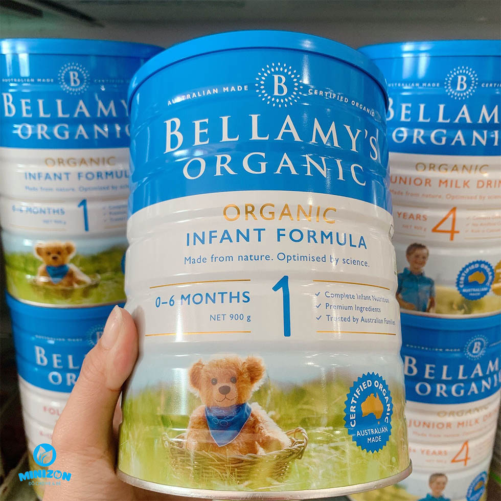 Sữa hữu cơ Bellamy’s Organic số 1,2,3,4 cho bé của Úc