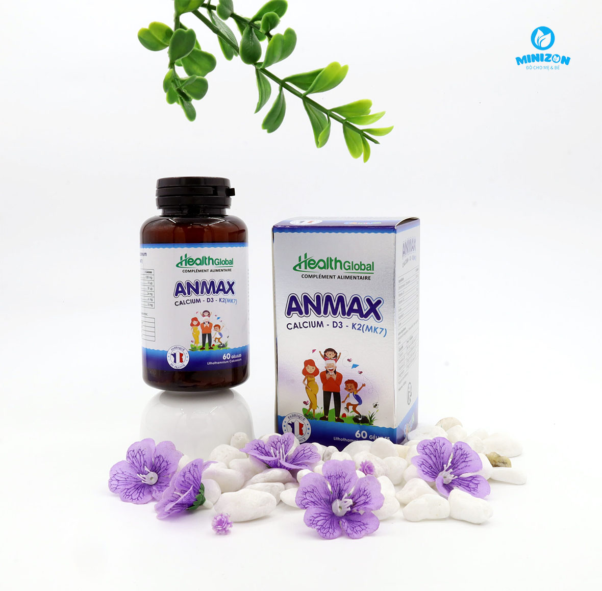 Sản phẩm Canxi hữu cơ ANMAX Health Golbal 