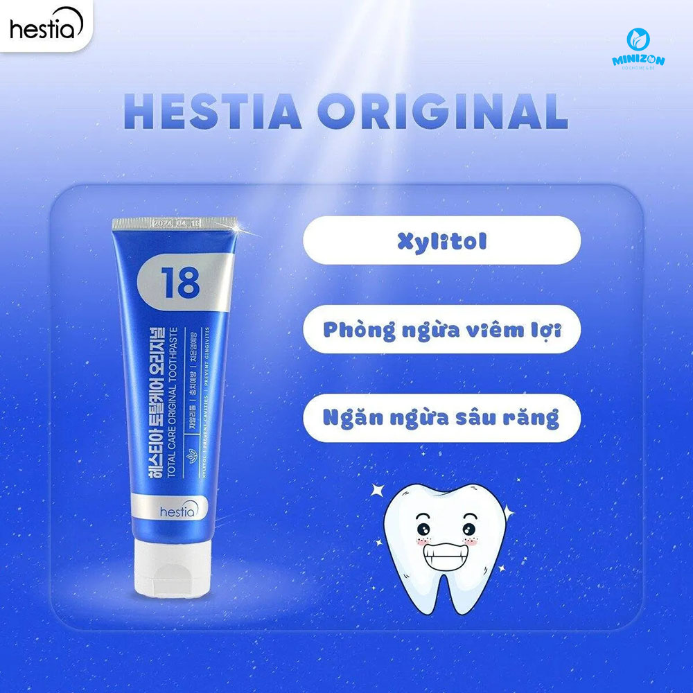 Sản phẩm Kem đánh răng Hàn Quốc Hestia cho bé