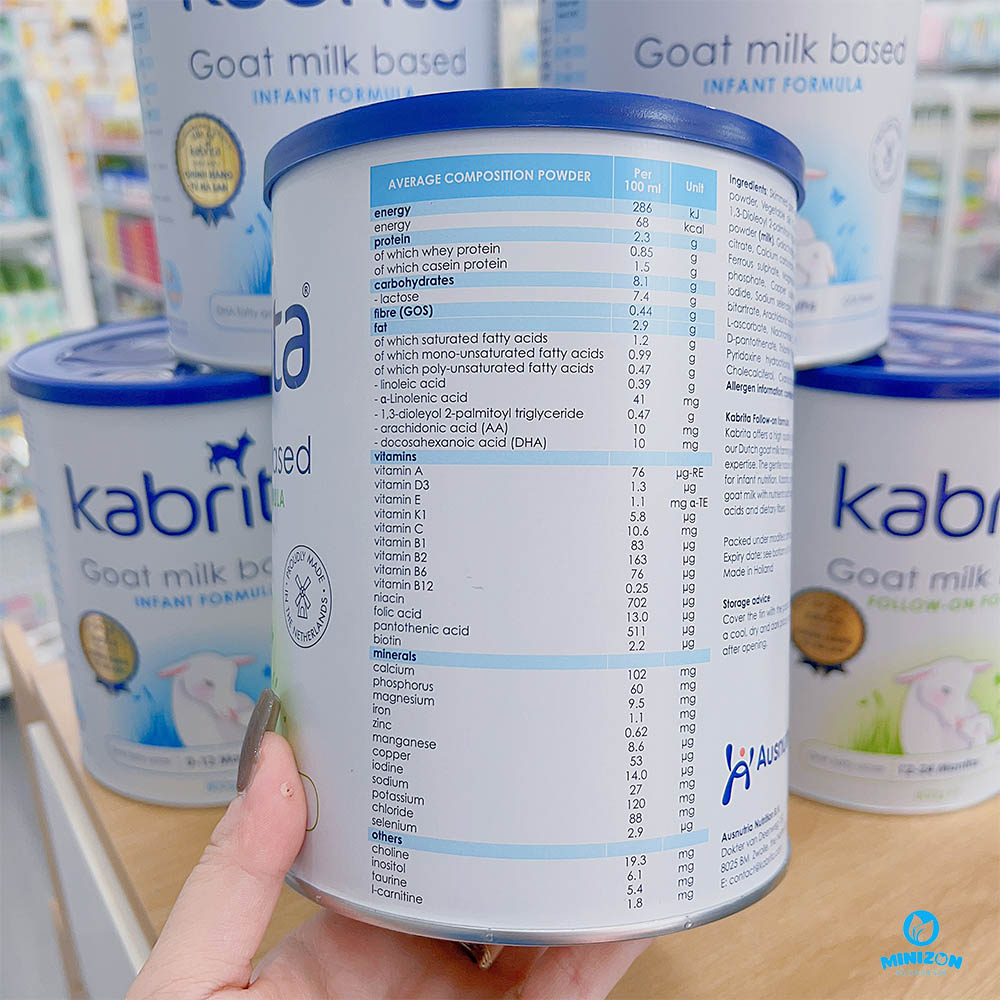 Sữa dê Kabrita số 1 Lon 800g cho bé