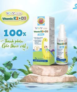Sản phẩm Whykids bổ sung Vitamin D3K2 dạng xịt cho bé