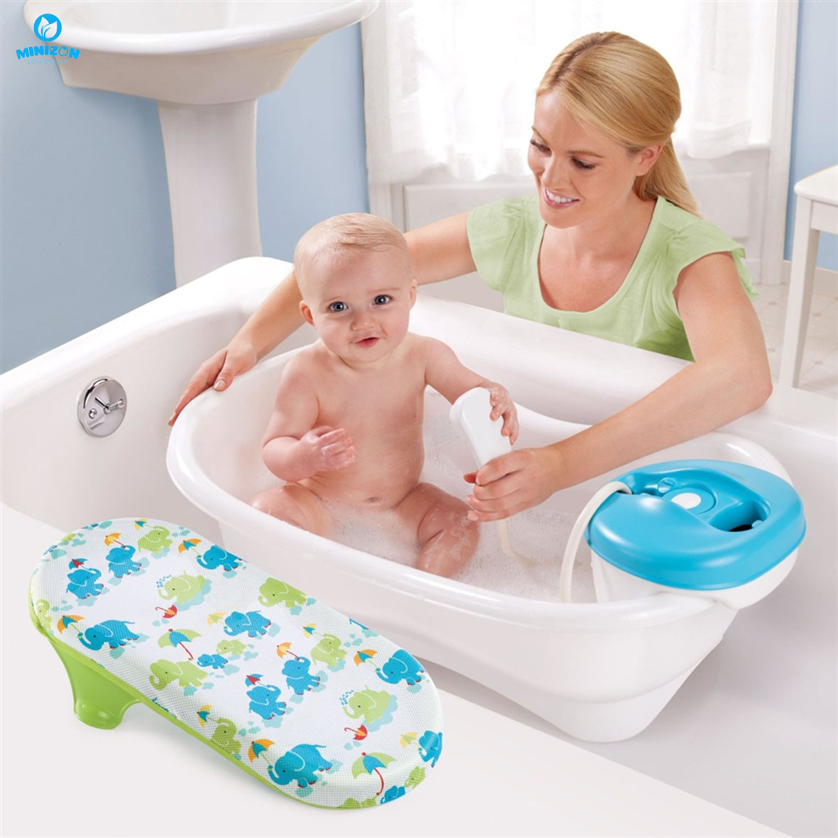 Bồn tắm và dụng cụ tắm cho bé sơ sinh