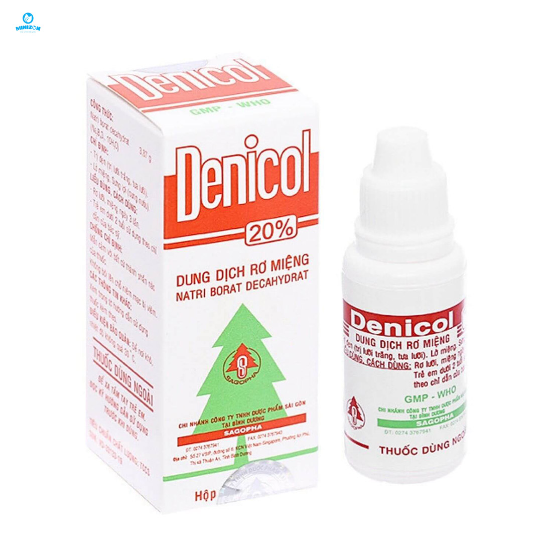 Rơ lưỡi cho trẻ bằng dung dịch Denicol