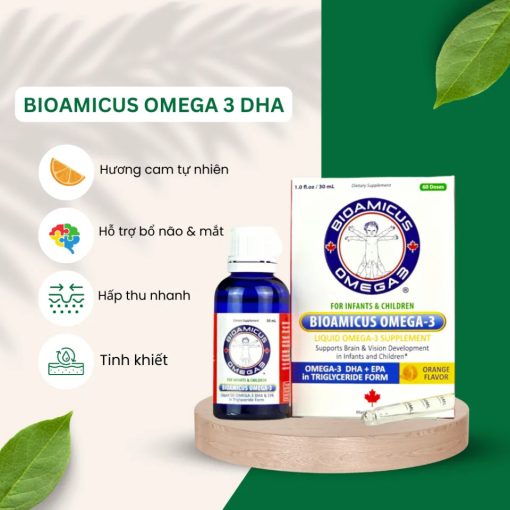 Sản phẩm BioAmicus Omega 3 DHA