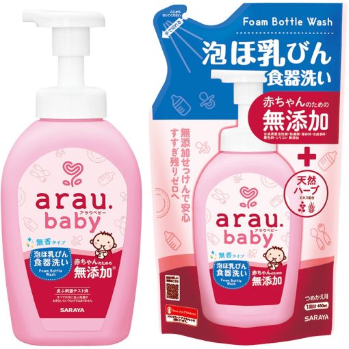 Công dụng của nước rửa bình sữa Arau Baby Nhật Bản
