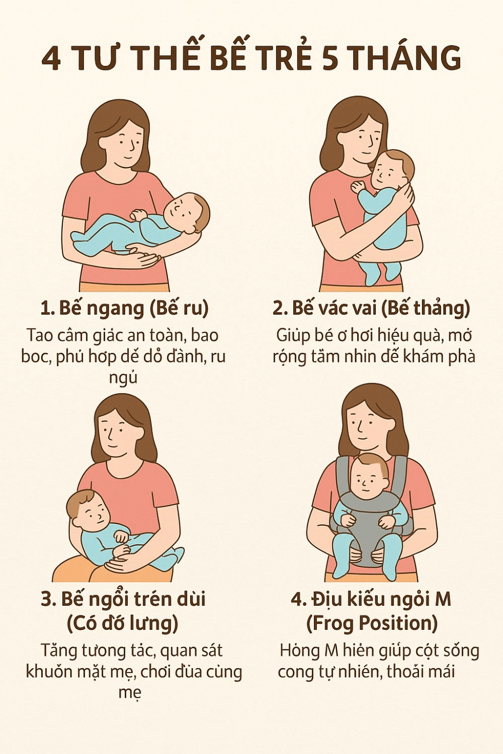 4.Hiểu đặc điểm dinh dưỡng của trẻ 5 tháng tuổi để tránh sai lầm